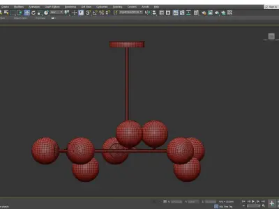 KEONA chandelier Low-poly 3D model