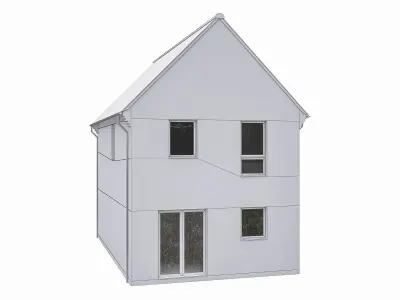 Neighborhood Houses P20 Low-poly 3D model