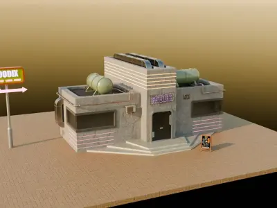 Urban Buildings Asset 3D model