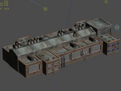 The future - urban waste virtual 04 3D model
