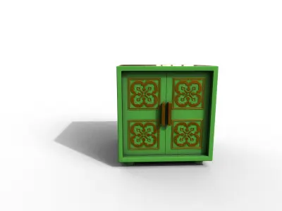 Pack 2 Modern Furniture 3D Model Low-poly 3D model