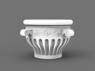 Pillar top Design Free 3D model