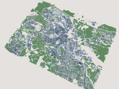 Linkoping City Sweden 3D model