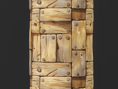 Stylized Wood Seamless Texture  Texture