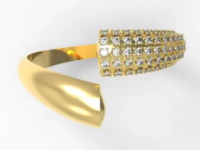 One sided Pave 3D print model