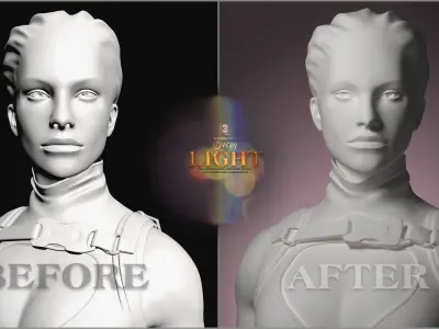 Lighting for Portrait Album 02 3D model