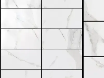 Yurtbay Seramik Classic Calacatta 75x150 Set 2 3D model