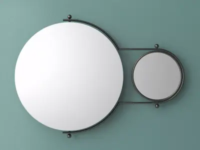Orbit Wall Mirror Free 3D model