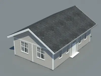 Wooden Cabin 3D model