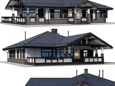 Modern house 19 3D model