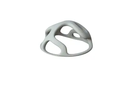 SciFi Cube Object No 45887 Low Poly Shape Low-poly 3D model