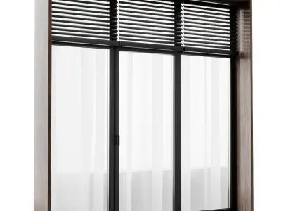 Modern Windows 3D model