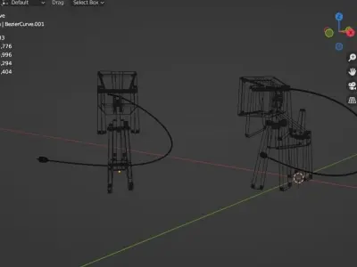 WOODEN DOG LIGHT 3D model