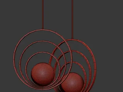 Pendant Lamp Scandinavian 3D model
