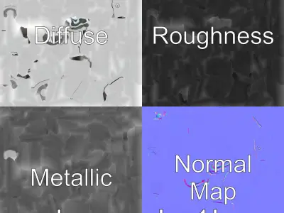 Modern Kitchen Faucet with Auto Heat Function Low-poly 3D model