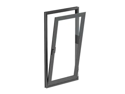 Aluminium Door 04 3D model