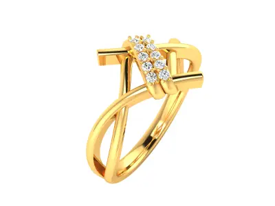 Women Ring  Render 3dm STL OBJ FBX Details 3D print model 422