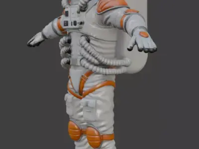 Astronaut Spacesuit 3D Model 3D model