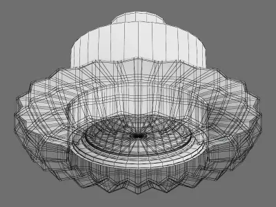 002120 Solo Ray Lightstar Recessed spotlight 3D model