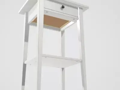 Realistic Wardrobe Furniture 3D Asset 3D model