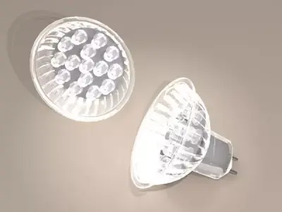 LED lamp 3D model
