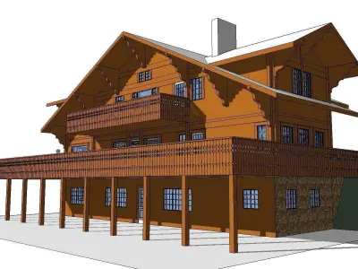 Creative Design-Holiday Cabin-0103 3D model