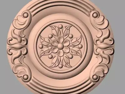 Artcam Aspire 3D relief models STL Files used for CNC E594 3D model