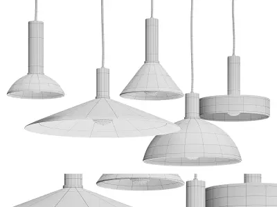 HANGING LAMP COLLECT LIGHTING 3D model