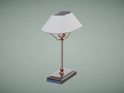 Daphne Table Lamp Low-poly 3D model