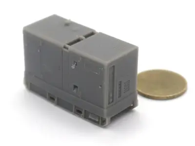 HO Scale Large diesel generator Atlas Copco inspired model  3D print model
