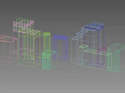 Low capacity building Free 3D model