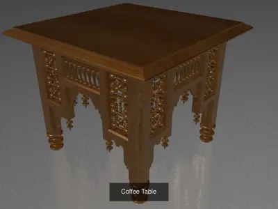 Tables and Chairs 3D Model Pack