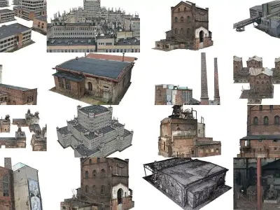  Industrial Buildings Collection Pack