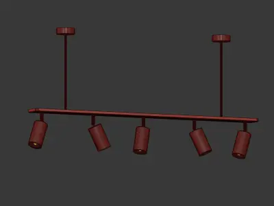 Lino horizontal pendant 3D model