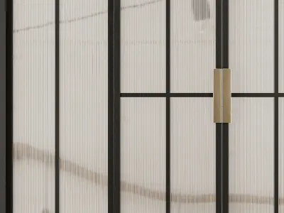 Entrance door set21 3D model