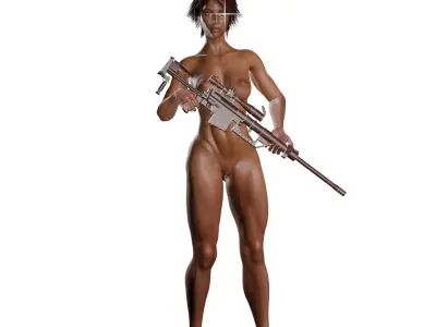 Nilin the Sniper 3D print model