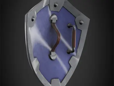 Zelda Tears of the Kingdom Link Hylian Shield for Cosplay 3D print model