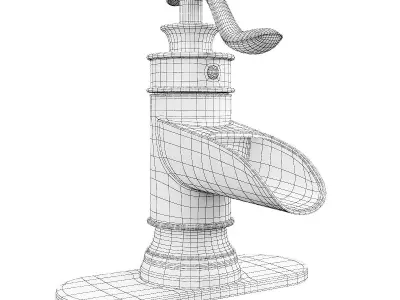 Bathroom faucet design v06 3D model