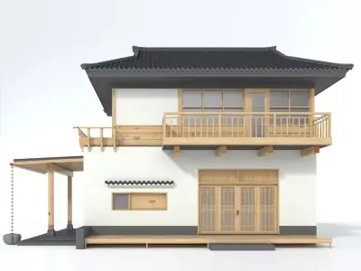 TRADITIONAL PIECES - OLD HOUSE 3D model