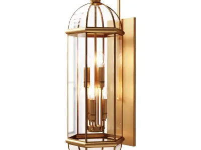 Wall lamp Lantern L02226 3D model