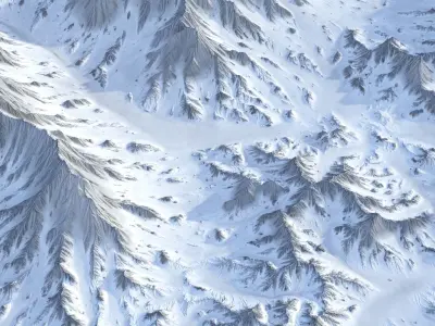 Landscape 90 Low-poly 3D model