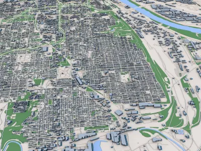 Kansas City Missouri United States 3D model