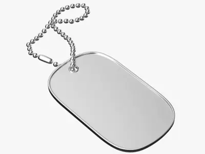 Dog Tag 02 3D model