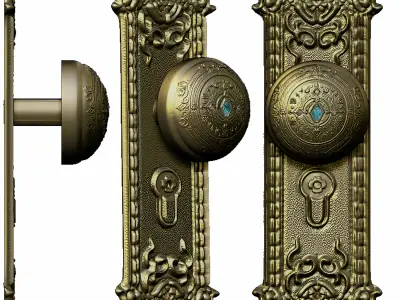 Door knob 3D model