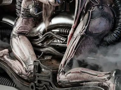 H R Giger  Erotomecanics VII PBR 3D model