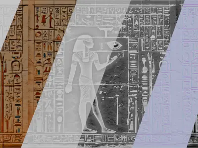 Ancient Egypt Hieroglyphs - VOL 3 - 5  PBR Texture