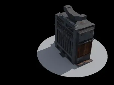 Run Down Building 3D model
