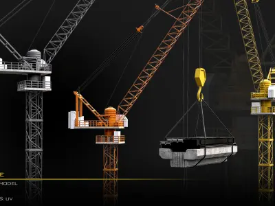 Trash Can Set 01/LowPoly/GameReady