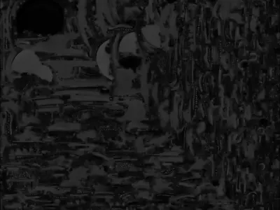 Solar Flame Ring with Citrine Center - Luxury 3D Model Low-poly 3D model