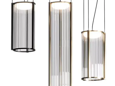 Alma Light Totem II Pendant Lamp 3D model